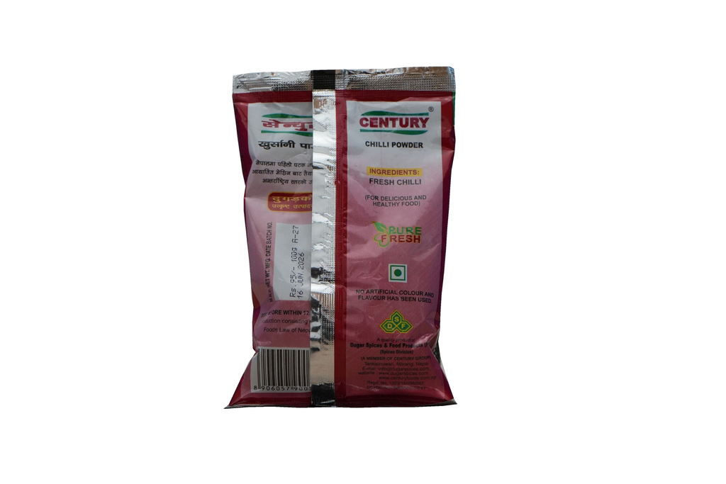 CENTURY CHILLI POWDER 100GM